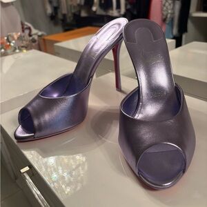 Christian Louboutin Purple mules